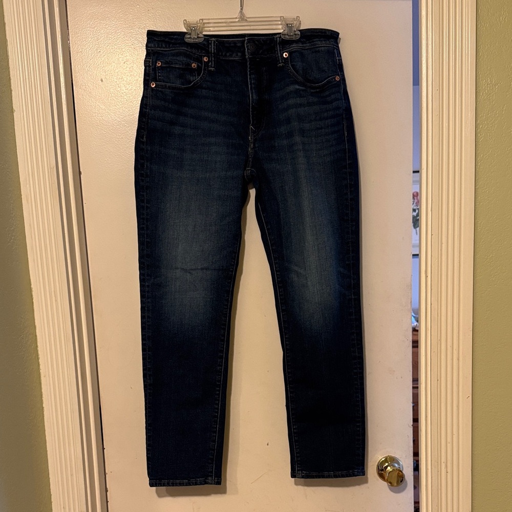 American Eagle Outfitters Dark Blue Straight Jeans